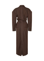 A detail shot of the Issey Miyake LIKE TORSO LIKE BLAZER dress.