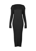 SLEEK PLEATS Dress Black
