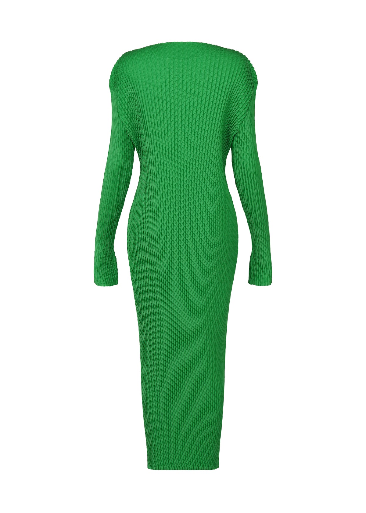 SLEEK PLEATS Dress White