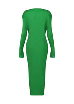 SLEEK PLEATS Dress White