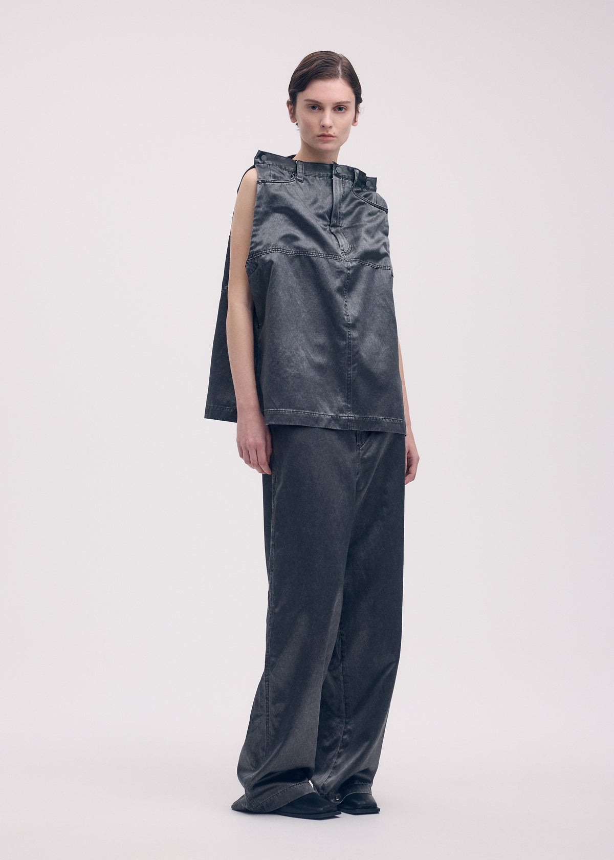 PSEUDO JEANS Top Charcoal