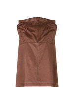 PSEUDO JEANS Top Brown