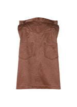 PSEUDO JEANS Top Brown