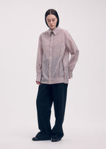 ODD SHIRT STRIPES Shirt Khaki-Hued