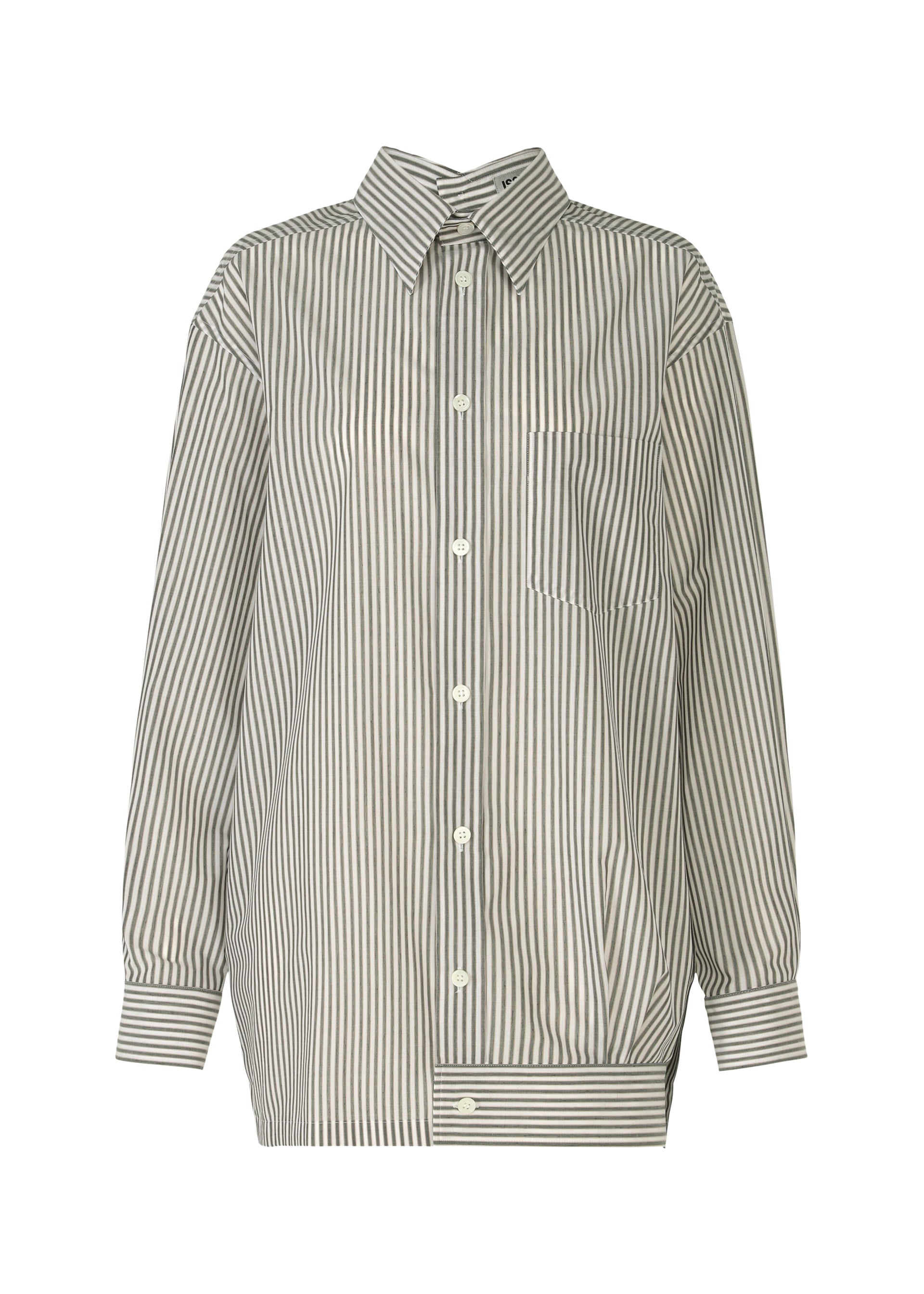 ODD SHIRT STRIPES Shirt Khaki-Hued