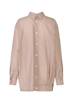 ODD SHIRT STRIPES Shirt Khaki-Hued