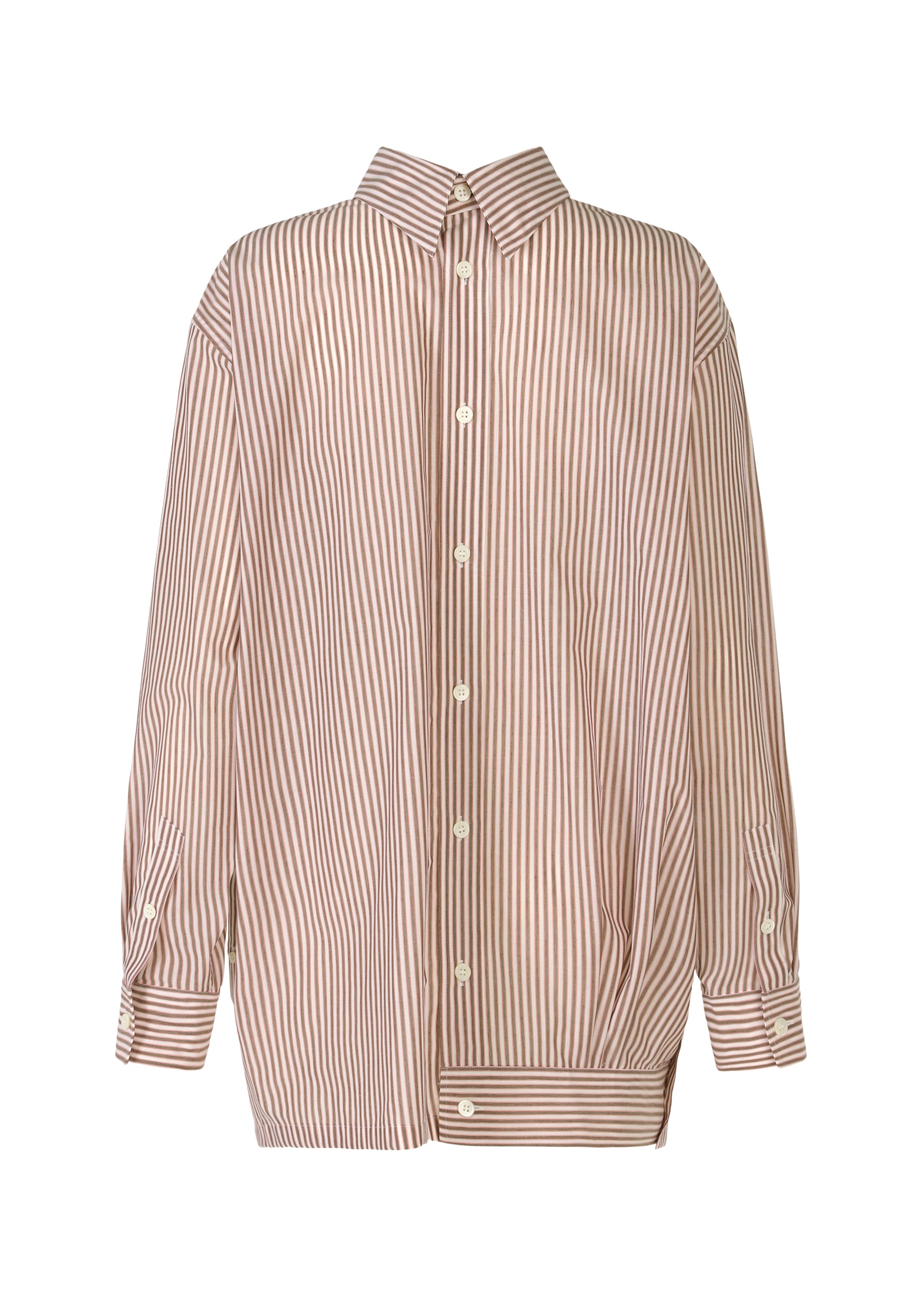 ODD SHIRT STRIPES Shirt Khaki-Hued