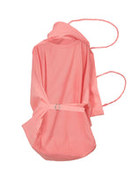 A detail shot of the ISSEY MIYAKE PAPER BAG shirt.