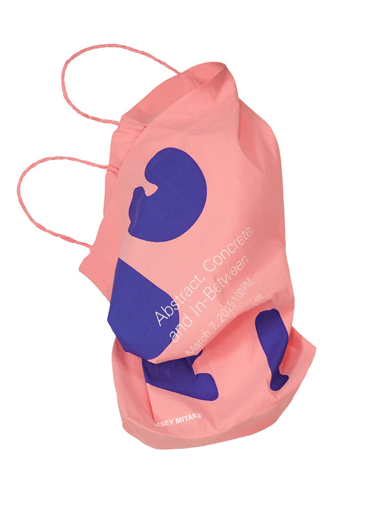 A product shot of the ISSEY MIYAKE PAPER BAG (POSTER) shirt in pink-hued (26).