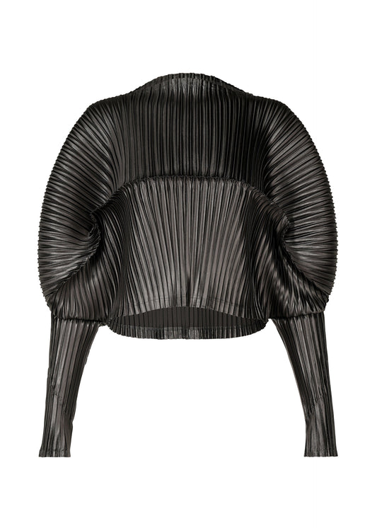 A product shot of the Issey Miyake GLOSSED METAL PLEATS shirt in .