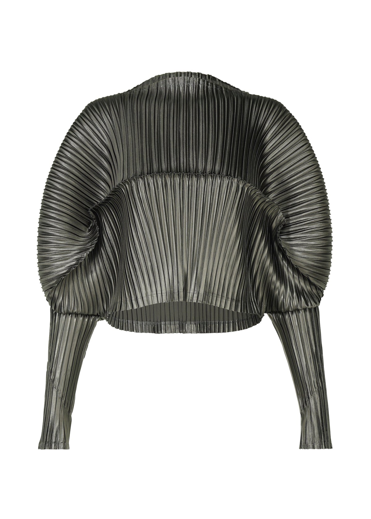 A product shot of the Issey Miyake GLOSSED METAL PLEATS shirt in .