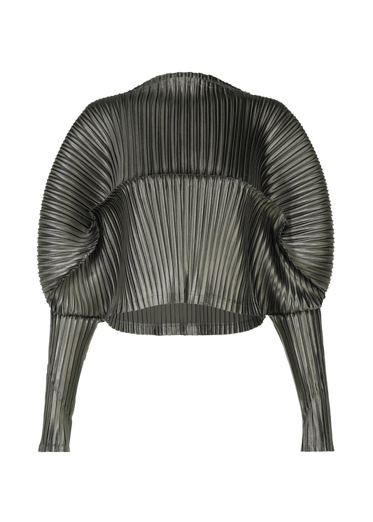 A product shot of the Issey Miyake GLOSSED METAL PLEATS shirt in .