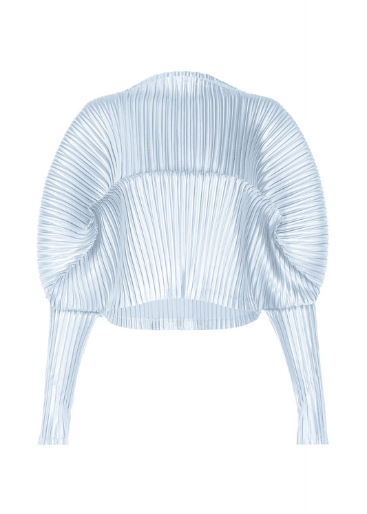 A product shot of the Issey Miyake GLOSSED METAL PLEATS shirt in .