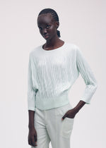 SUEDE LIKE PUFF PLEATS 