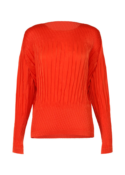 トップス ISSEYMIYAKE WRAPPED SUEDE LIKE PLEATS Issey Miyake Suede Like Puff Pleats Top | Saks Fifth Avenue