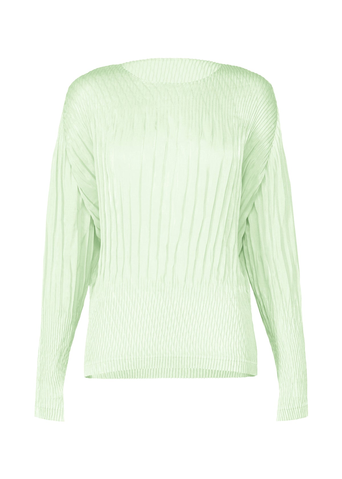 SUEDE LIKE PUFF PLEATS Top Mint