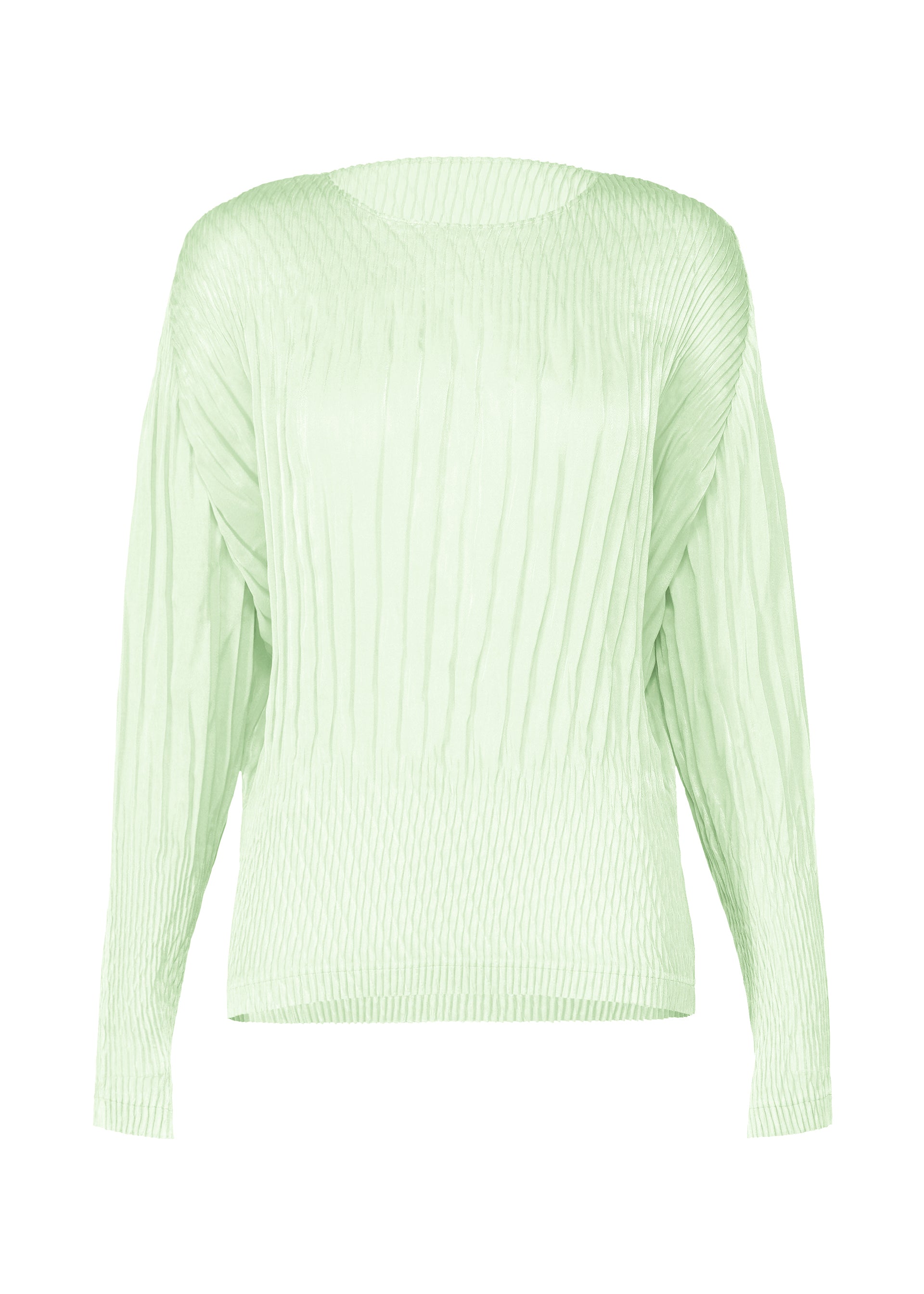 SUEDE LIKE PUFF PLEATS Top Mint