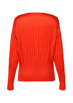 SUEDE LIKE PUFF PLEATS Top Black