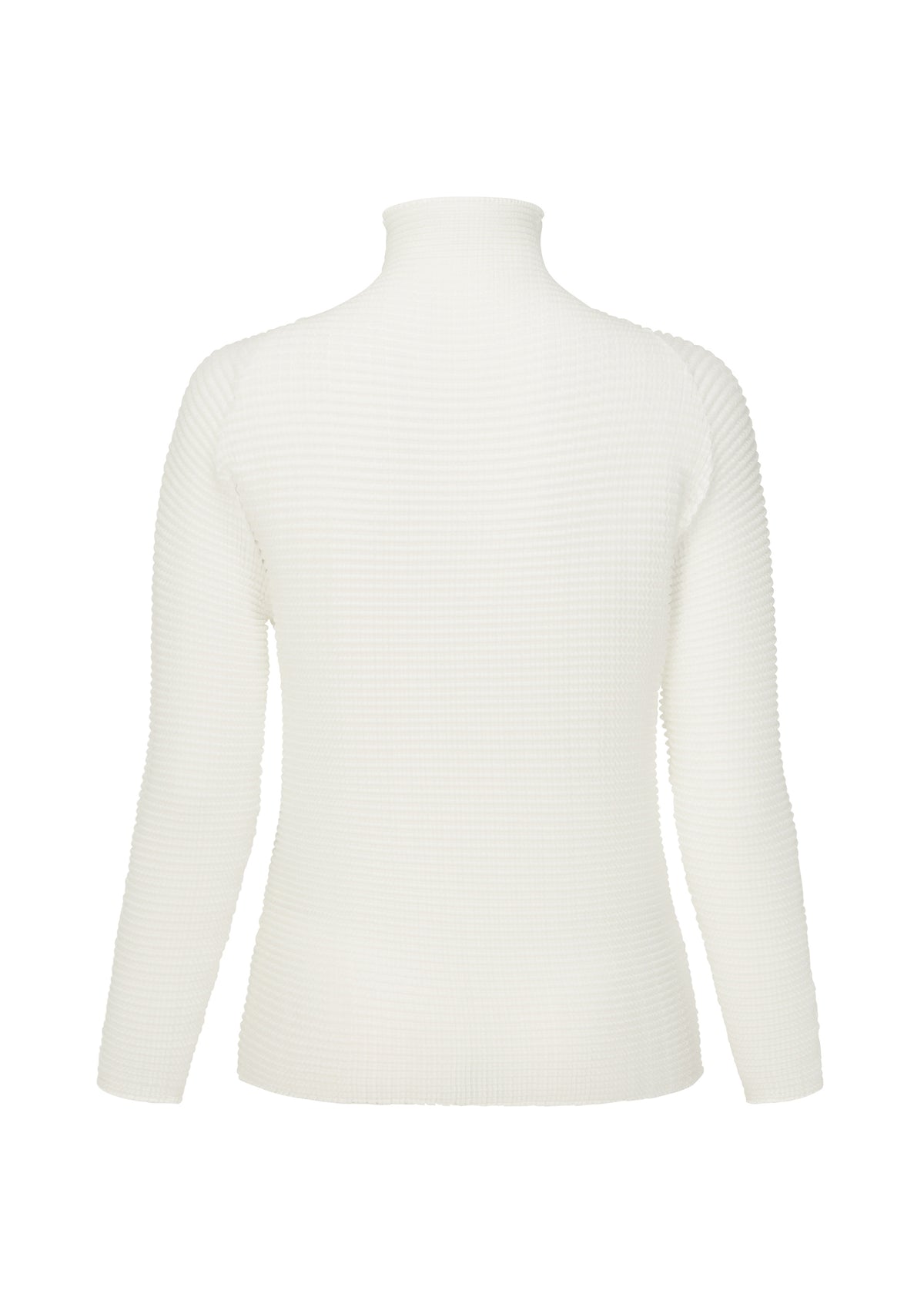 WOOLY PLEATS BK/WT-58 Top White