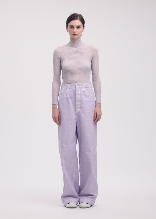 CHIFFON TWIST 1 Top Coral