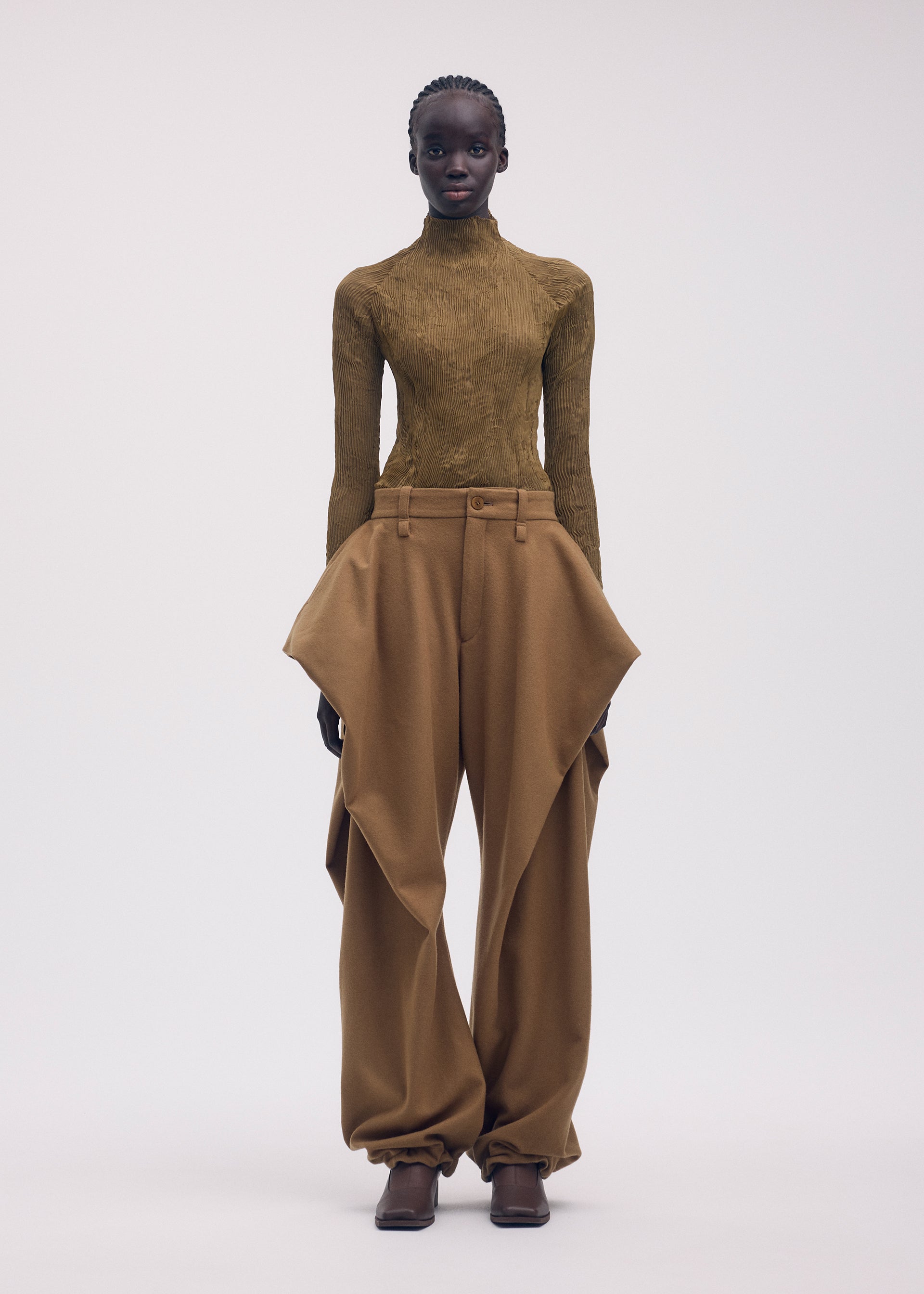 CHIFFON TWIST 3 Top Green – ISSEY MIYAKE EU