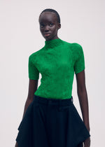 A model wears the Issey Miyake CHIFFON TWIST 3 prêt à porter.