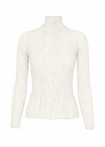 CHIFFON TWIST BK/WT-58 Top White