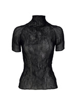 CHIFFON TWIST BK/WT-58 Top Black