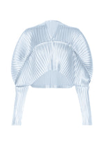 A product shot of the Issey Miyake GLOSSED METAL PLEATS cardigan in .