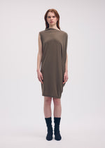 DRAPE JERSEY-58 Dress Greige