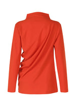 A detail shot of the Issey Miyake THREE SLEEVED JERSEY shirt.