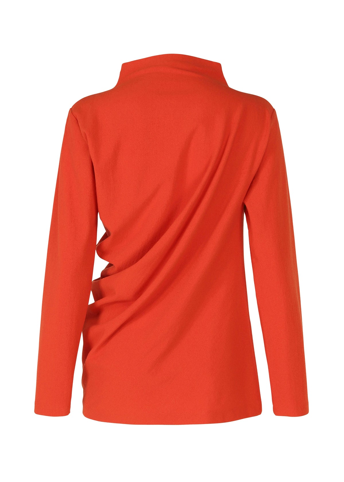 A detail shot of the Issey Miyake THREE SLEEVED JERSEY shirt.