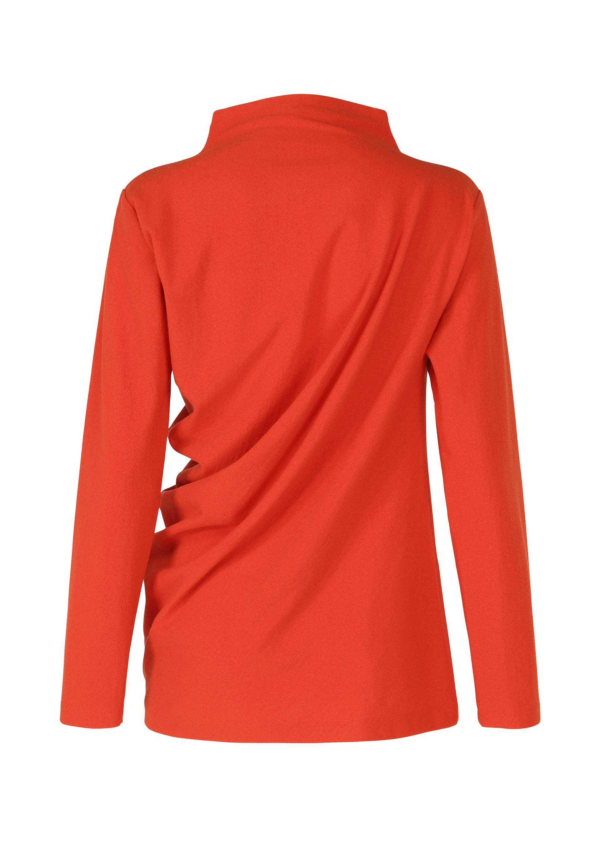 A detail shot of the Issey Miyake THREE SLEEVED JERSEY shirt.