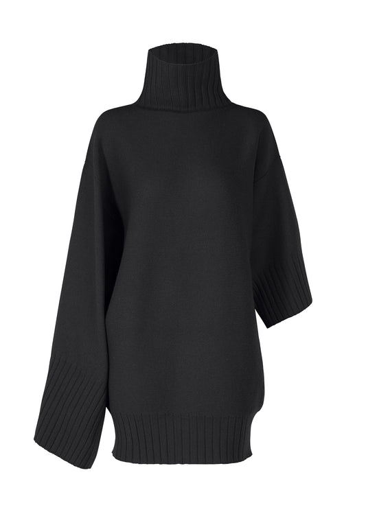 A product shot of the Issey Miyake CROOKED WOOL KNIT dress in .