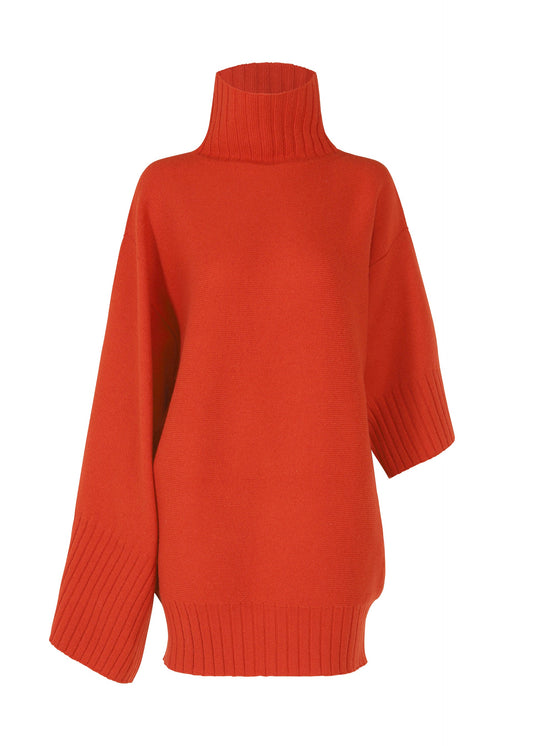 A product shot of the Issey Miyake CROOKED WOOL KNIT dress in .