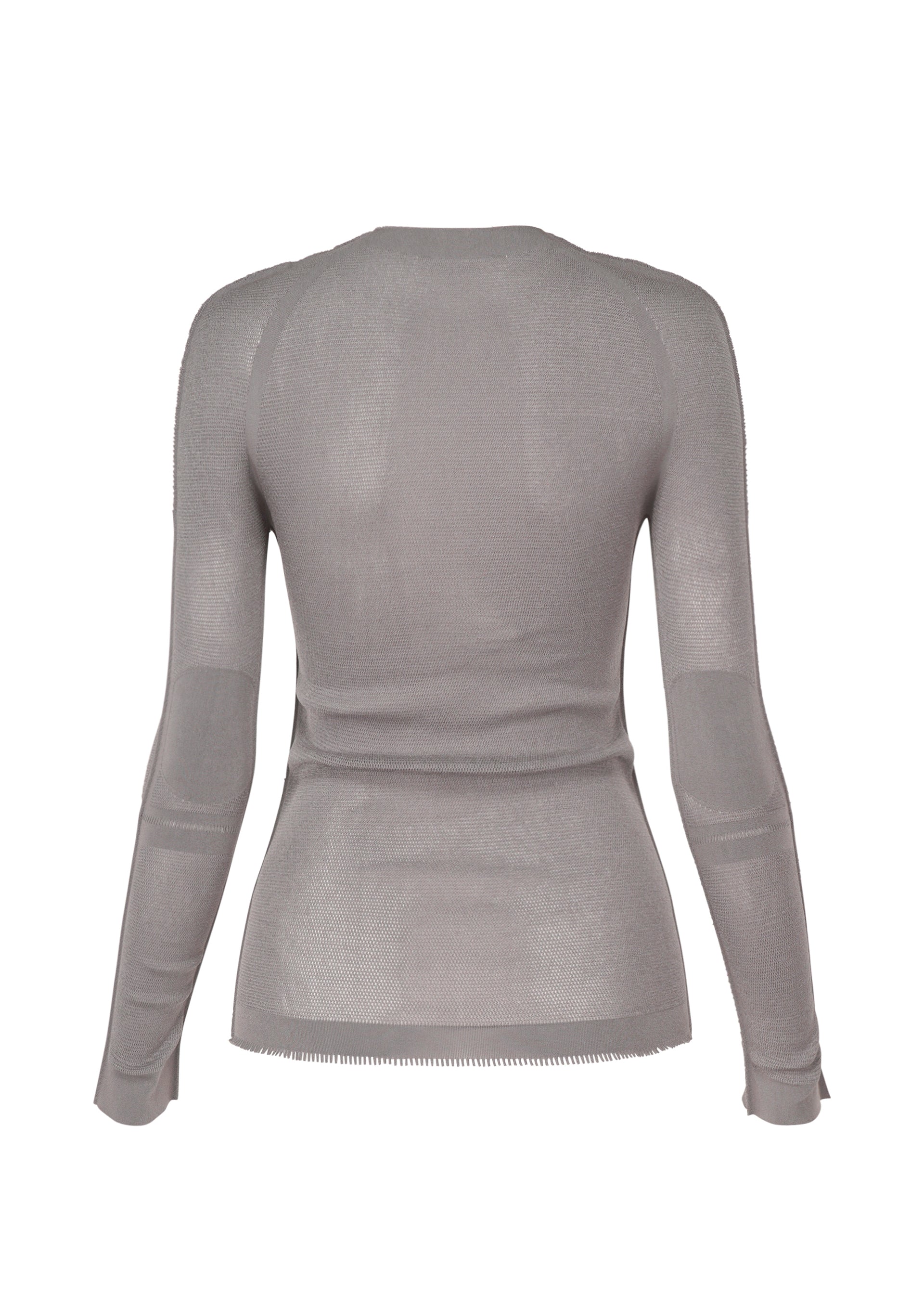 A detail shot of the Issey Miyake SEEN UNSEEN AP top.