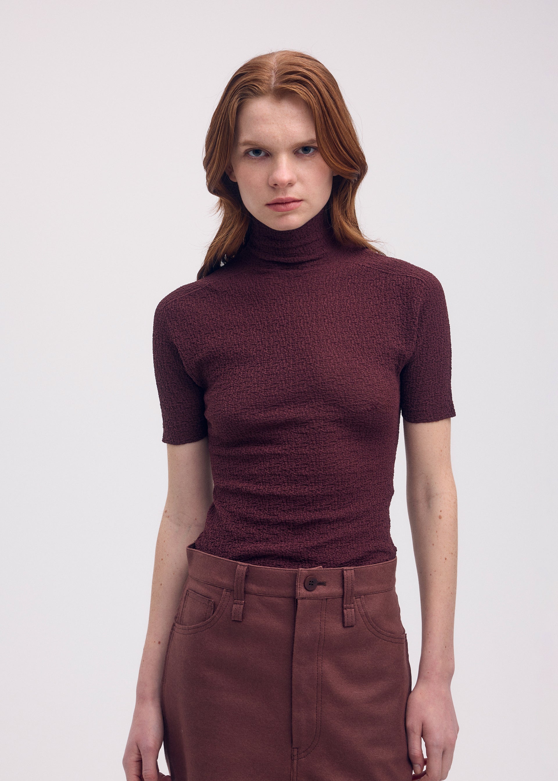 BODY KNIT Top Brown – ISSEY MIYAKE EU