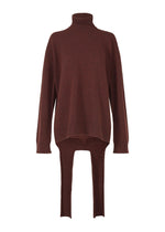 A product shot of the Issey Miyake BACKPACK KNIT top in .