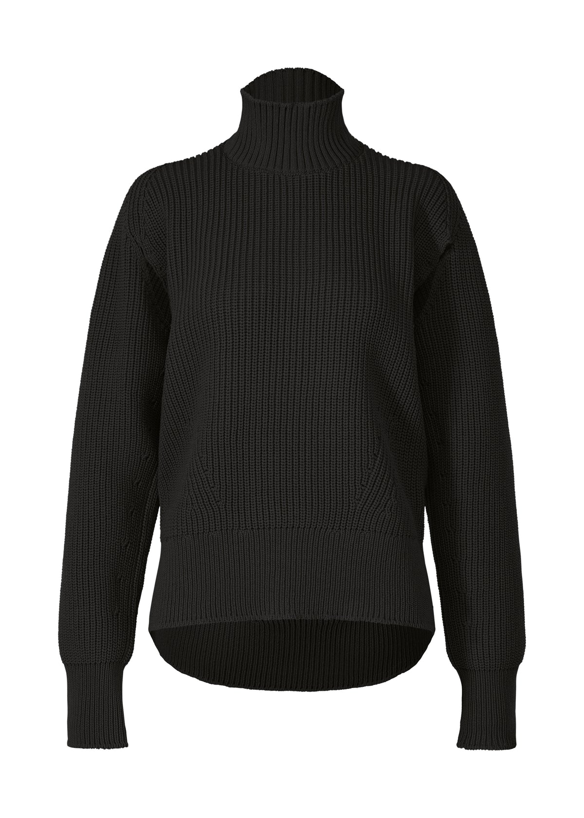 DISPLACED KNIT Top Black