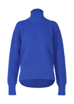 DISPLACED KNIT Top Blue