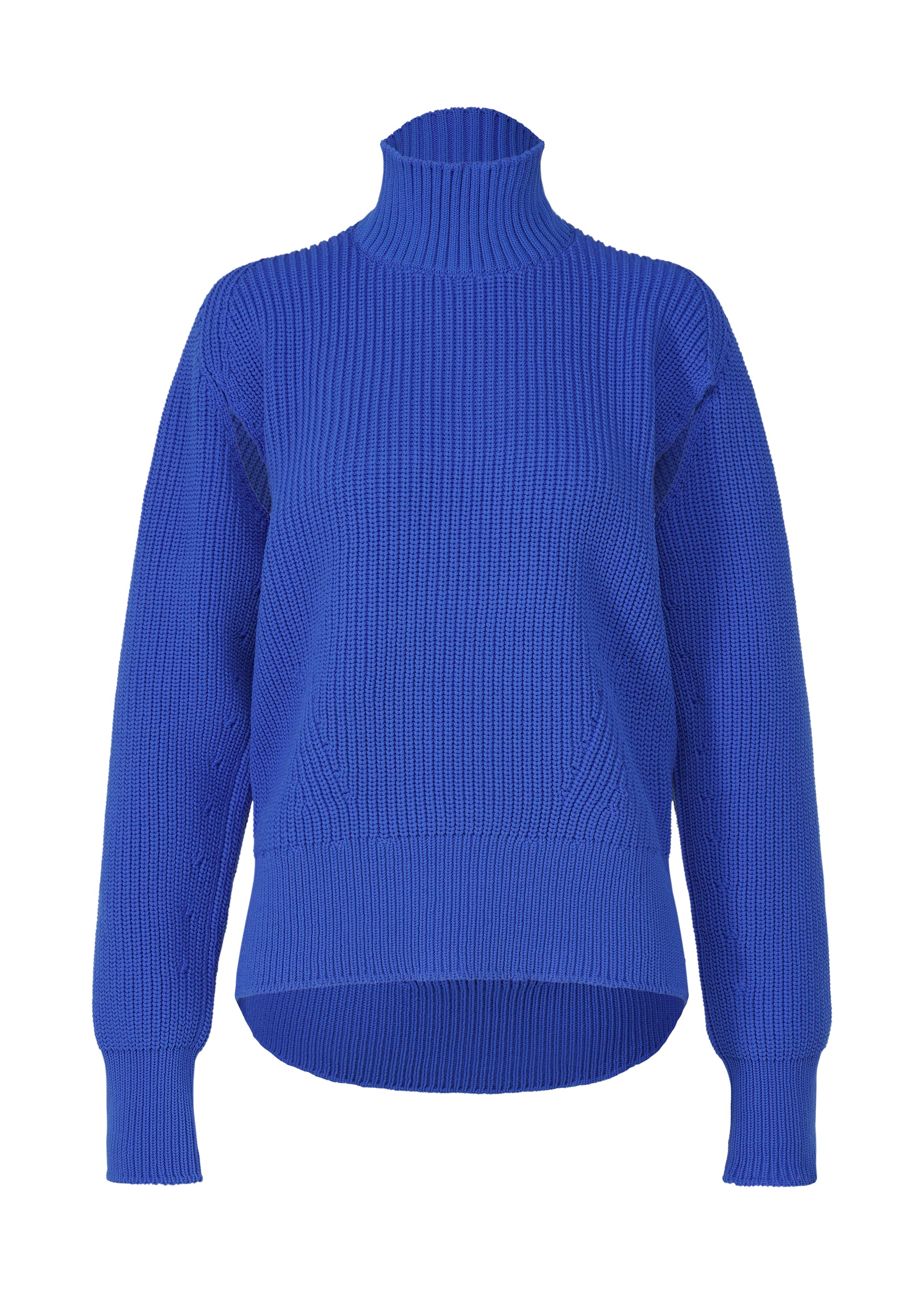 DISPLACED KNIT Top Blue