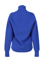 DISPLACED KNIT Top Blue