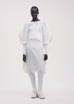 THIN AND THICK KNIT Top White