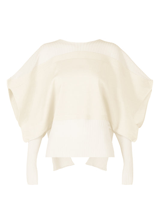 THIN AND THICK KNIT Top White