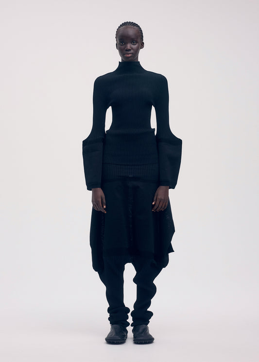 THIN AND THICK KNIT Top White