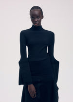 THIN AND THICK KNIT Top White