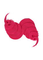 FEATHER RAMIE PLEATS STOLE Stole Pink Robin
