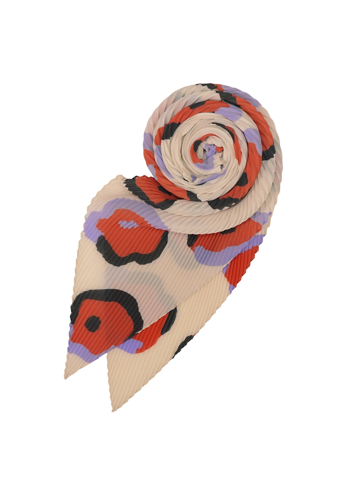 VERVE PLEATS STOLE Stole Beige-Hued