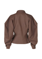 A detail shot of the ISSEY MIYAKE PRONOUNCED BODY prêt à porter.