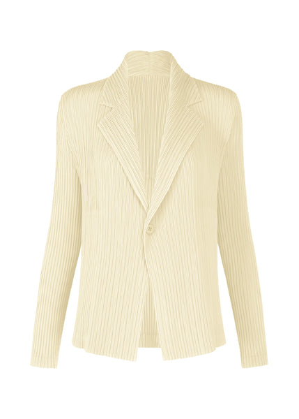 HATCHING PLEATS Jacket Off-White – ISSEY MIYAKE EU
